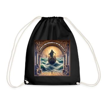 CHARON - Drawstring Bag - black - Front