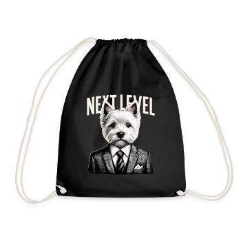 West Highland White Terrier Costume Next Level Gesch - Sac de sport léger - noir - Devant