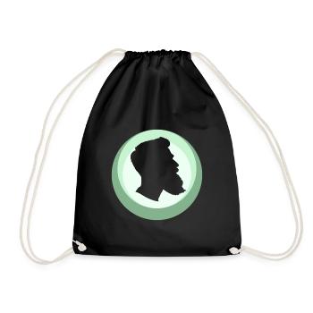 Barbe Gentleman Moustache - Sac de sport léger - noir - Devant