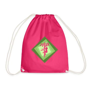 Baumklettern Aufstieg - Turnbeutel - Fuchsia - Vorne