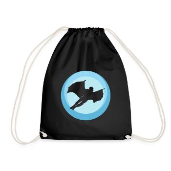 Wingsuit Flying Base Jump Combinaison - Sac de sport léger - noir - Devant