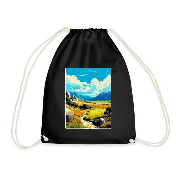 Nördlicher Velebit Kroatien Vintage Reiseplakat WPA - Turnbeutel - Schwarz - Vorne