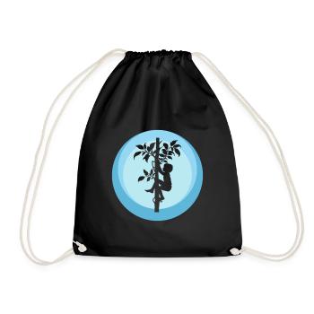 Crampons grimpants d’arbres - Sac de sport léger - noir - Devant