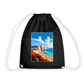 Westgate On Sea England Uk Reise Poster Souvenir - Turnbeutel - Schwarz - Vorne