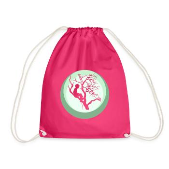 Klettern Kletterer - Turnbeutel - Fuchsia - Vorne