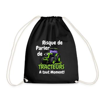 Risque de parler de tracteurs a tout Moment - Sac de sport léger - noir - Devant