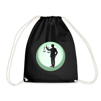 Assurance pour traitement judiciaire - Sac de sport léger - noir - Devant