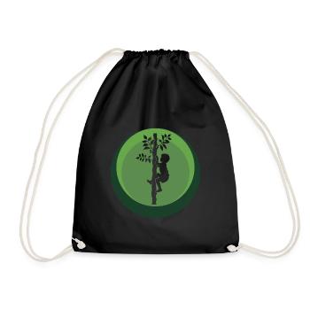 Climbing Equipment Tree Climbing - Drawstring Bag - black - Front