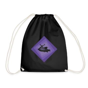 Water Sports Jet Ski - Drawstring Bag - black - Front