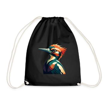 Pic Personnage De Dessin Animé Animal De Compagnie Coloré - Sac de sport léger - noir - Devant