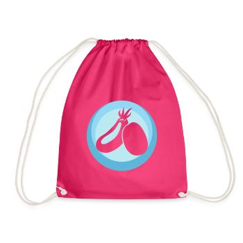 Viande végétalienne Droits des animaux - Sac de sport léger - fuchsia - Devant