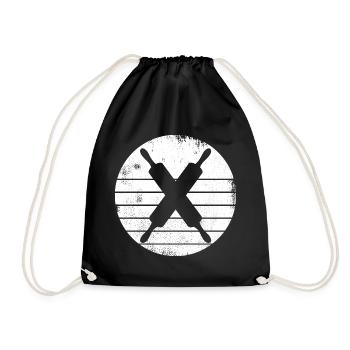Rouleau à pâtisserie - Sac de sport léger - noir - Devant