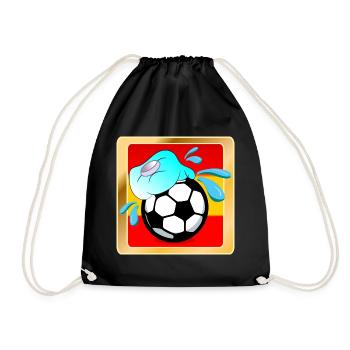 SUMMER SPAIN FOOTBALL - HEAT - Drawstring Bag - black - Front