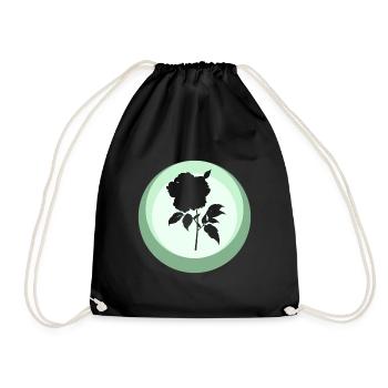 Jardin de fleuriste - Sac de sport léger - noir - Devant