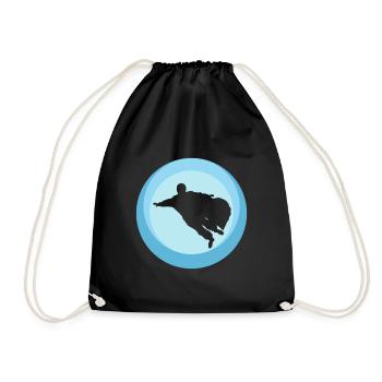 Wingsuit Flying Suit Stuntman - Sac de sport léger - noir - Devant