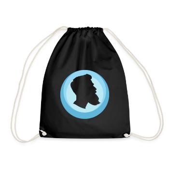 Barbe, pilosité faciale - Sac de sport léger - noir - Devant