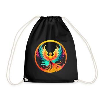 Phoenix Phönix - Turnbeutel - Schwarz - Vorne