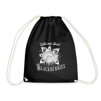 Mûre sauvage - Sac de sport léger - noir - Devant