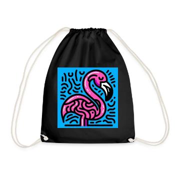Flamant - Sac de sport léger - noir - Devant