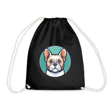 Grand Anglo Francais Blanc Et Orange Dog Breed Pet - Drawstring Bag - black - Front