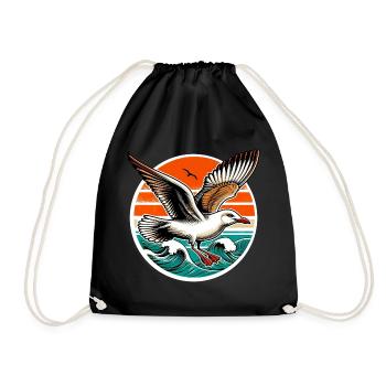 Mouette - Sac de sport léger - noir - Devant