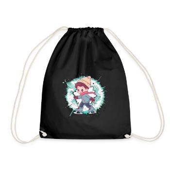 Patinage sur glace Patinage sur glace Patinage artistique - Sac de sport léger - noir - Devant