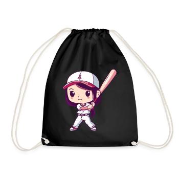 Baseball Battes de baseball - Sac de sport léger - noir - Devant