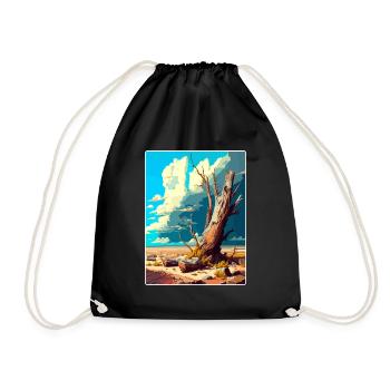 Petrified Forest Nationalpark Arizona Travel Card - Turnbeutel - Schwarz - Vorne