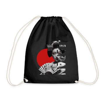 Japon - Sac de sport léger - noir - Devant