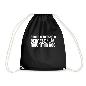 Bouvier bernois - Sac de sport léger - noir - Devant
