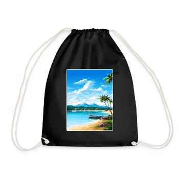 Ko Samui Thailand Thai Reise Poster Souvenir WPA - Turnbeutel - Schwarz - Vorne