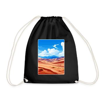Great Sand Dunes National Park Colorado Travel WPA - Drawstring Bag - black - Front