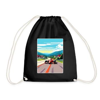 Spielberg Circuit Motorsport Rennen Österreich Reisen - Turnbeutel - Schwarz - Vorne