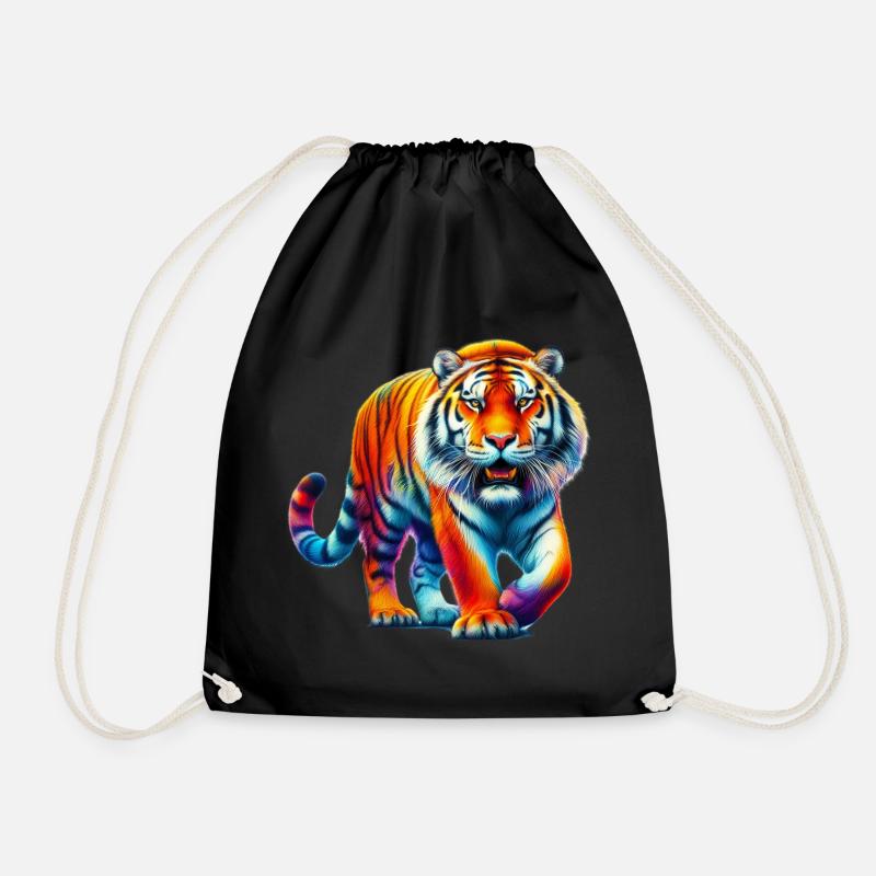 Tiger - Turnbeutel - Schwarz