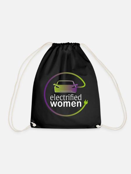 electrified women - Turnbeutel - Schwarz