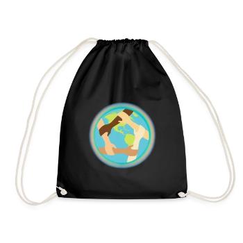 Unité mondiale et entraide - Sac de sport léger - noir - Devant