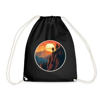 Randonnée Nature Vacances - Sac de sport léger - noir - Devant