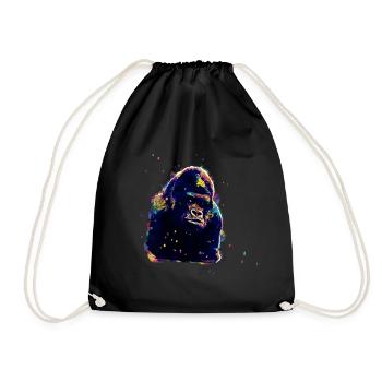 Chimpanzé - Sac de sport léger - noir - Devant