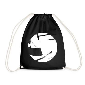 Volleyball Comic Look - Drawstring Bag - black - Front