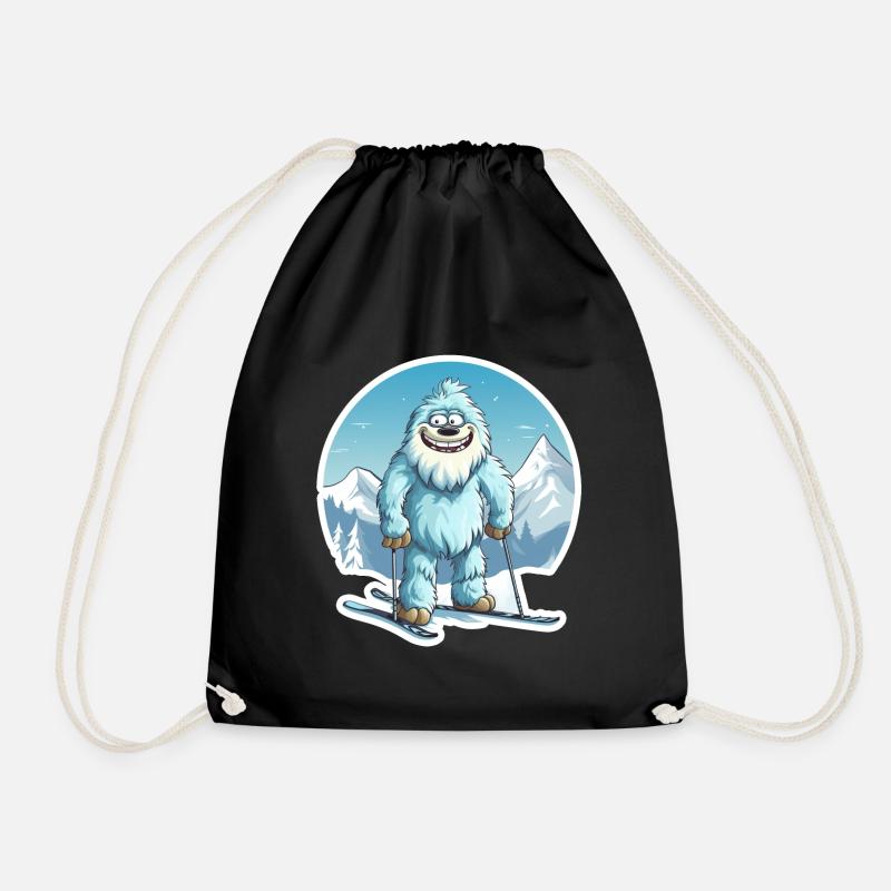 Yeti - Turnbeutel - Schwarz
