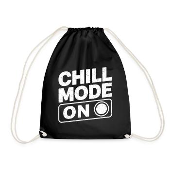 Chill Mode On Relax Relax - Drawstring Bag - black - Front