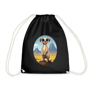 Suricate - Sac de sport léger - noir - Devant