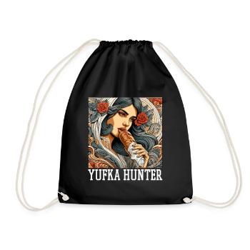 Yufka Hunter Kebab Gift - Drawstring Bag - black - Front