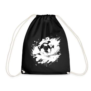 Drôle de football - Sac de sport léger - noir - Devant