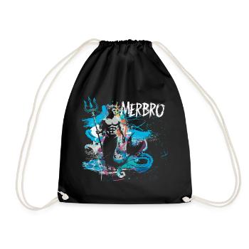 Discover the magical underwater world - Drawstring Bag - black - Front