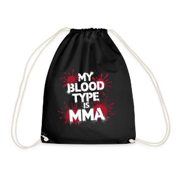 MMA power in everyday life - Drawstring Bag - black - Front