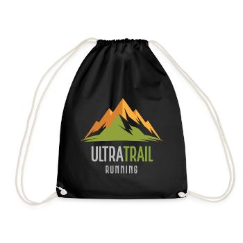 Ultra Trail Running - Drawstring Bag - black - Front