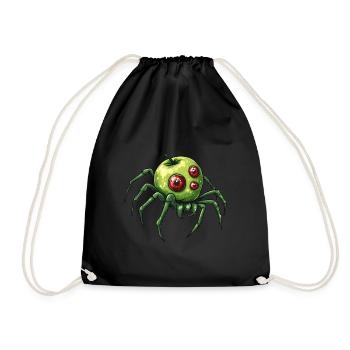 Apple Spider Apple Spider - Drawstring Bag - black - Front
