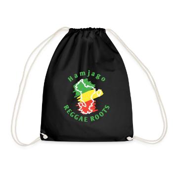 Mayotte_54 - Drawstring Bag - black - Front