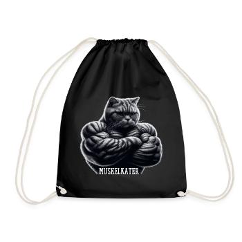 Sore Muscles Hangover Funny Fitness Muscles Gift - Drawstring Bag - black - Front